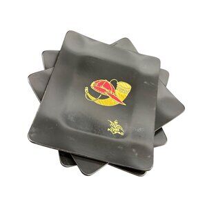 Vintage Trays Anheuser Busch Advertising Couroc Of Monterey Jockey Cap Hunting